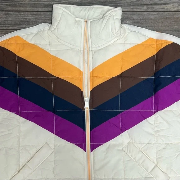 NWT Free People Movement x Hatch XS X-Small Printed Puffer Jacket Packable Coat - Picture 6 of 16